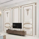 Фотообои на заказ Европейский стиль штукатурка резьба настенная панель настенная бумага для стен 3D гостиная ТВ фон настенная бумага фрески