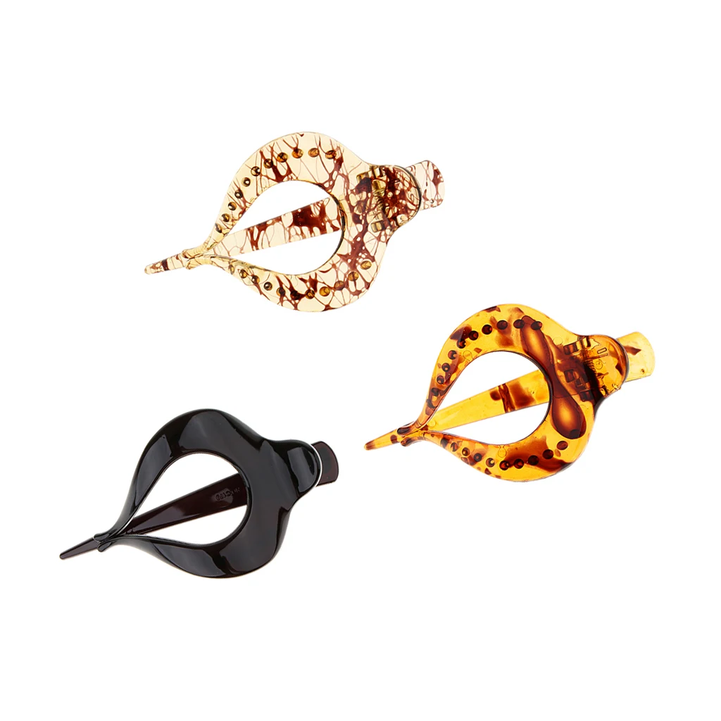 3 шт./упаковка женские Акриловые зажимы для волос |