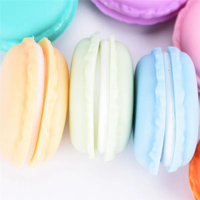 Милый чехол для переноски Macarons серьги ожерелье органайзер сумки Мини Круглая