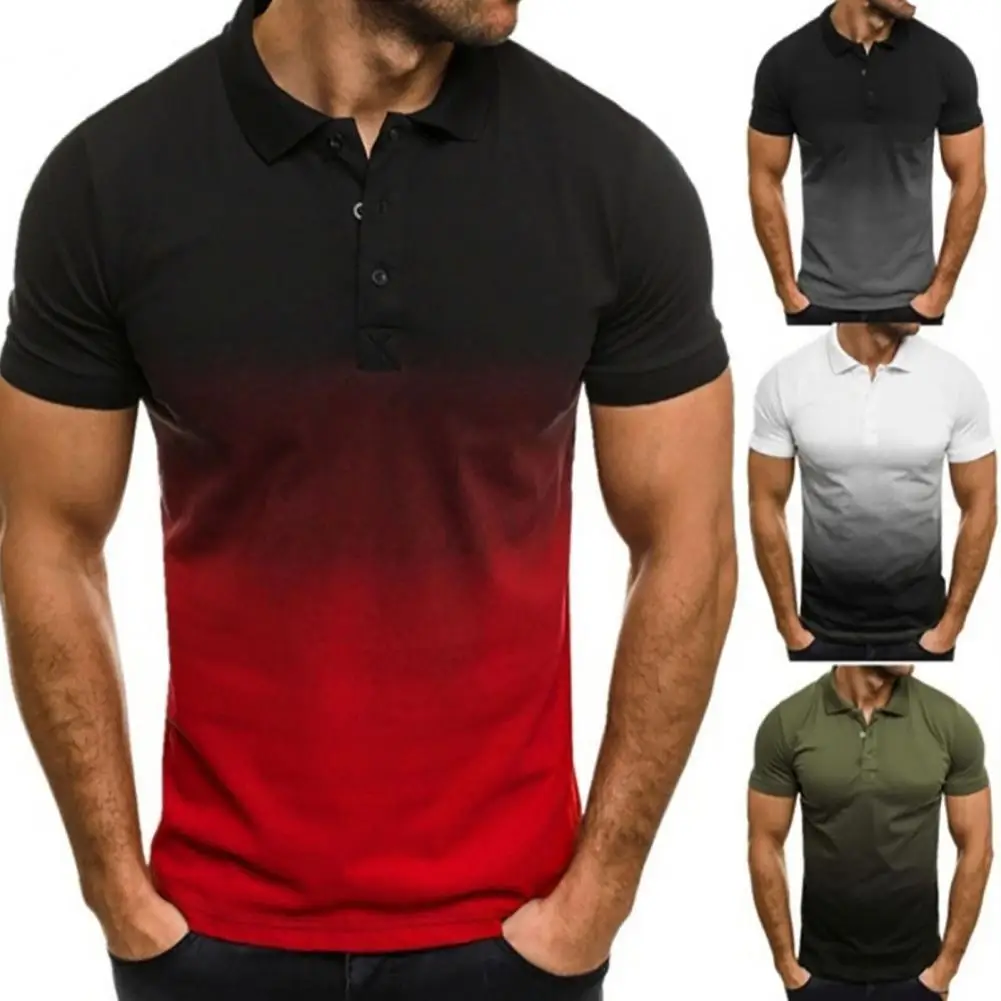 

Мужские футболки, безвредные для кожи футболки из полиэстера с V-образным вырезом и короткими рукавами, спортивные топы, мужская одежда из п...