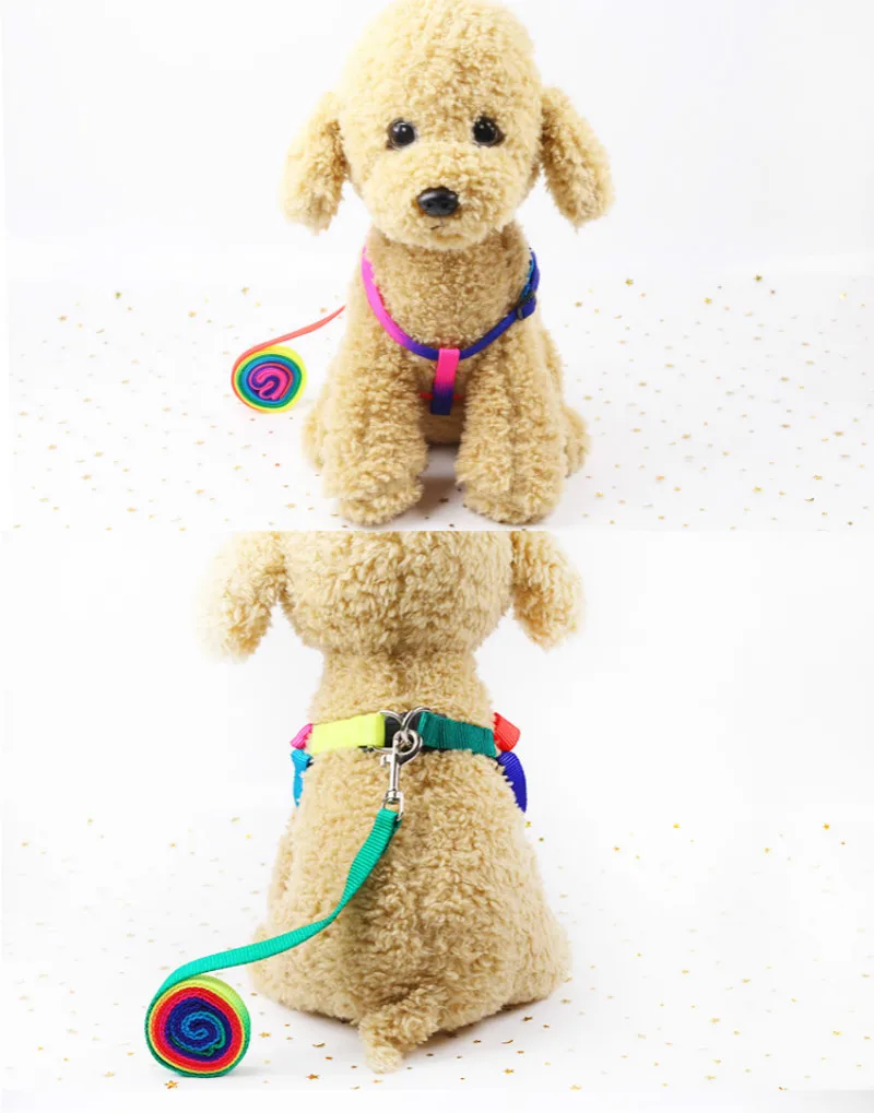 Поводок для питомца собаки малых и средних Чихуахуа Teddy Bichon Цвет Регулируемая