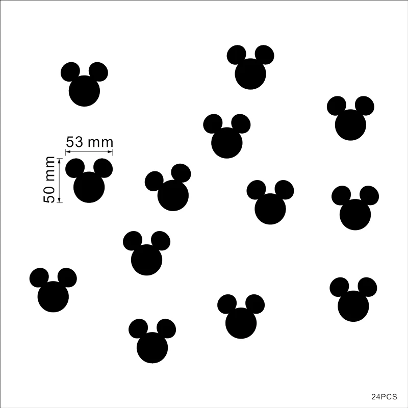 Disney Микки Минни наклейки на стену для детской комнаты детская спальня мультяшное украшение для дома настенные наклейки виниловые обои настенная роспись DIY