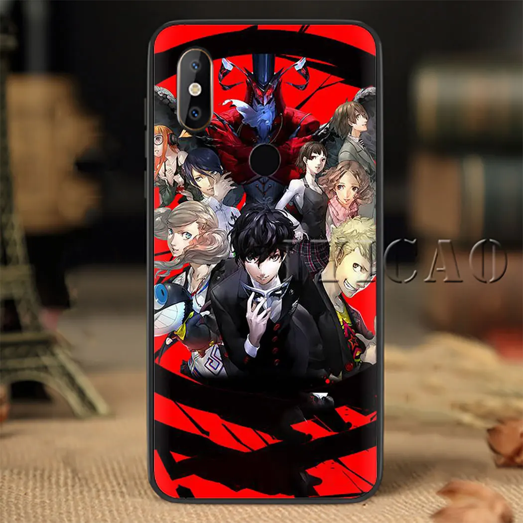Persona 5 &quot Джокер мягкий чехол для телефона Xiaomi Mi на возраст 6 8 9 SE Honor Lite Pro F1 A1 2 5X