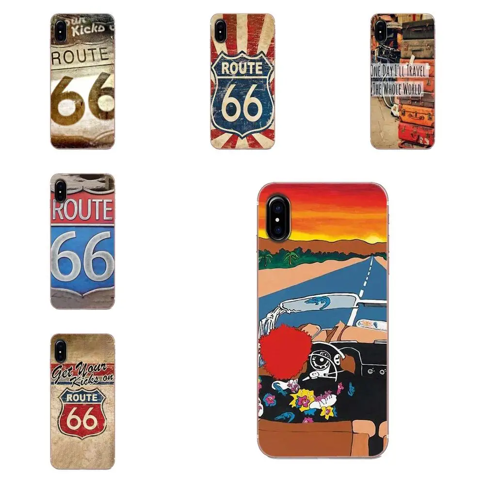 Винтажный Route 66 Gt r спортивный автомобиль для Galaxy Note 10 A10E A10S A20S A30S A40S A50S A6S A70S A730 A8S M10S