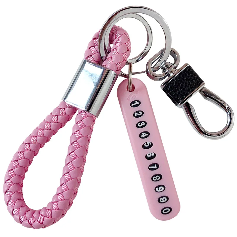 

Korean Version Of The Cute Digital Card Multi-Function Keychains Popular Car Key Chains Bag Pendant Pendant Lovers Jewelry Key R