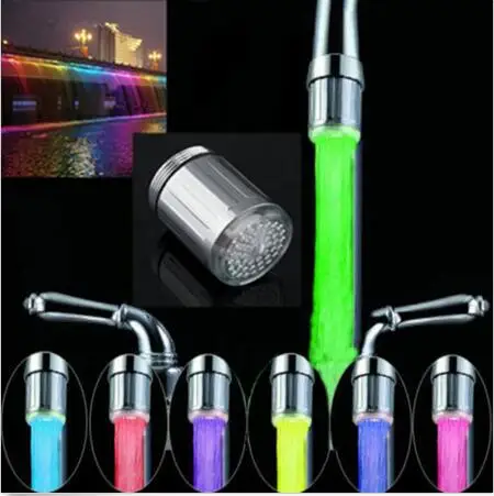 Новый светодиодный смеситель для кухни светящийся кухонный кран torneira para cozinha