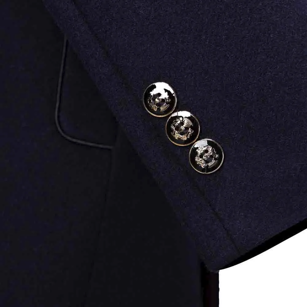 Осенне зимний мужской блейзер куртки повседневный Тренч модное деловое длинное