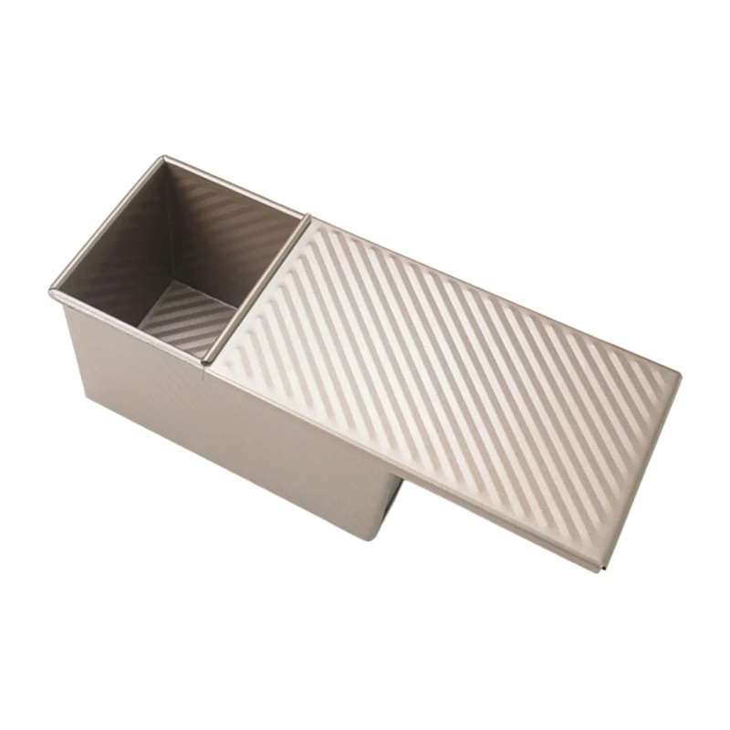 

Loaf Pan with Lid Non-Stick Bakeware Carbon Steel Bread Toast Mold with Cover for Kitchen Baking Bread Supplies