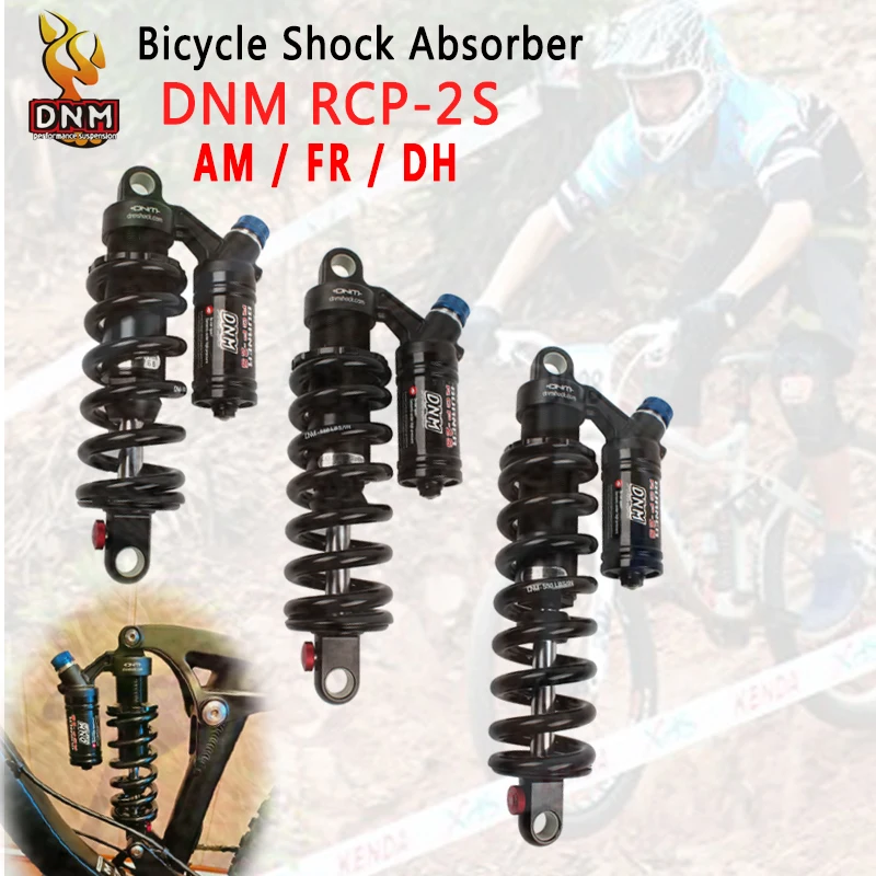 

DNM RCP2S. Mountain bike shock absorber with adjustable rebound resistance AM FR DH bike rear shock190mm 200m 220mm 240mm 550LBS
