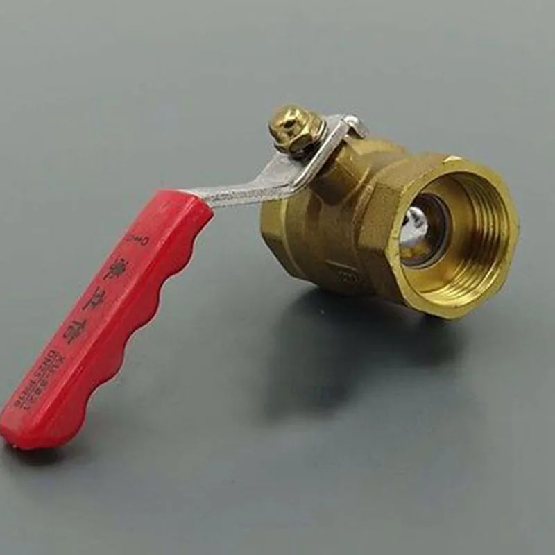 Латунный шаровой клапан для измерения температуры равномерная внутренняя