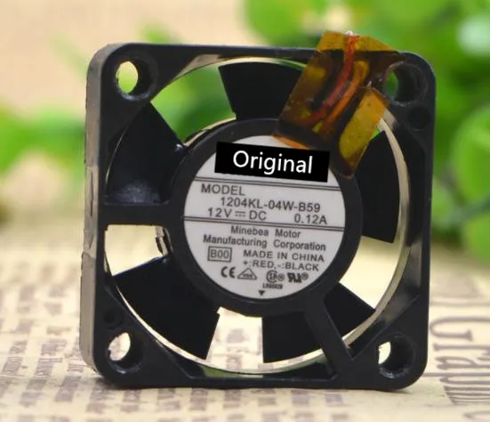 Оригинальный 100% рабочий 1204KL-04W-B59 3010 30 мм 3 см DC 12 В 0.12A охлаждающий вентилятор |