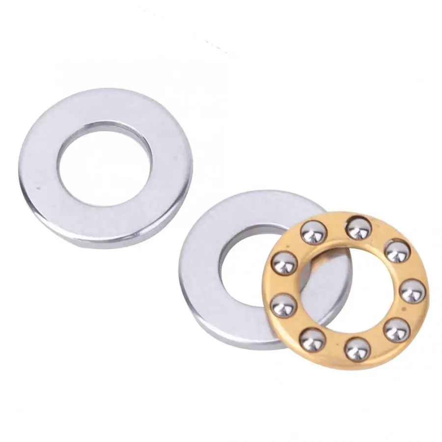 10 шт./компл. миниатюрный металлический упорный шарикоподшипник из плоской