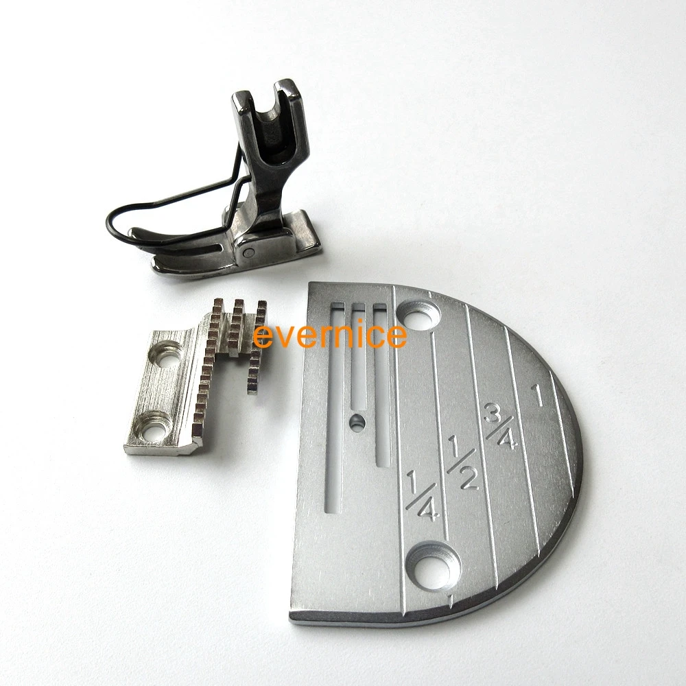 Стандартная игольная пластина + фидер лапка для пресса Juki Ddl 5550 8500 8300 8700 5530 | Дом и