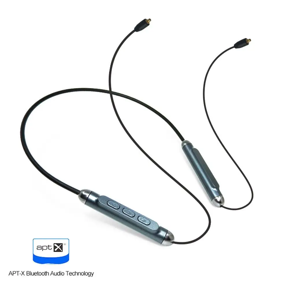 Okscc Bluetooth 5 0 QCC3005 чип беспроводной APTX MMCX наушник кабель IPX5 водонепроницаемая