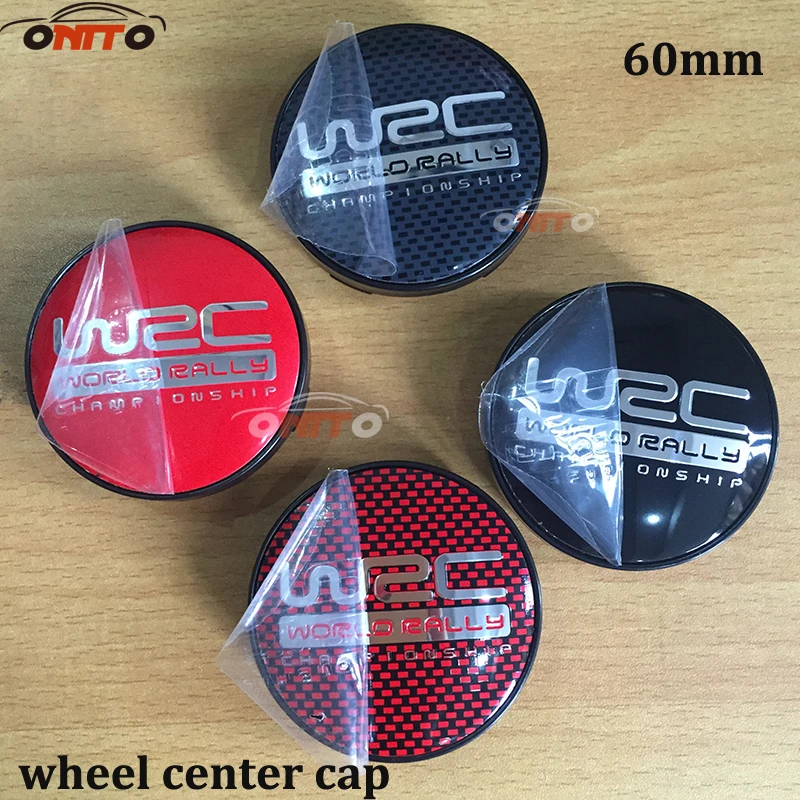 

Wholesale 20pcs/lot black red color WRC Logo Car Wheel Logo Emblem Wheel Dust-proof Emblem Covers Car Accessories car styling