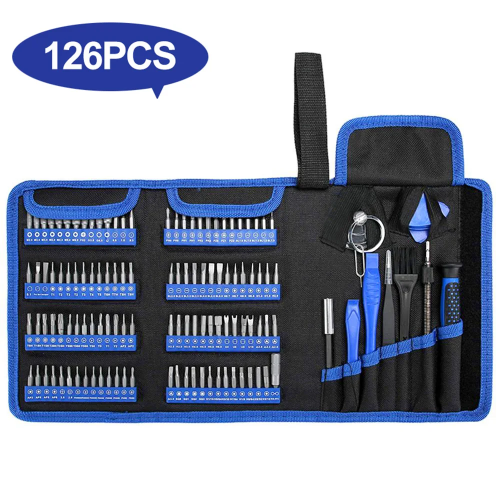 126в1 Набор прецизионных отверток Магнитный Pentalobe Phillips Torx биты для iPhone iPad