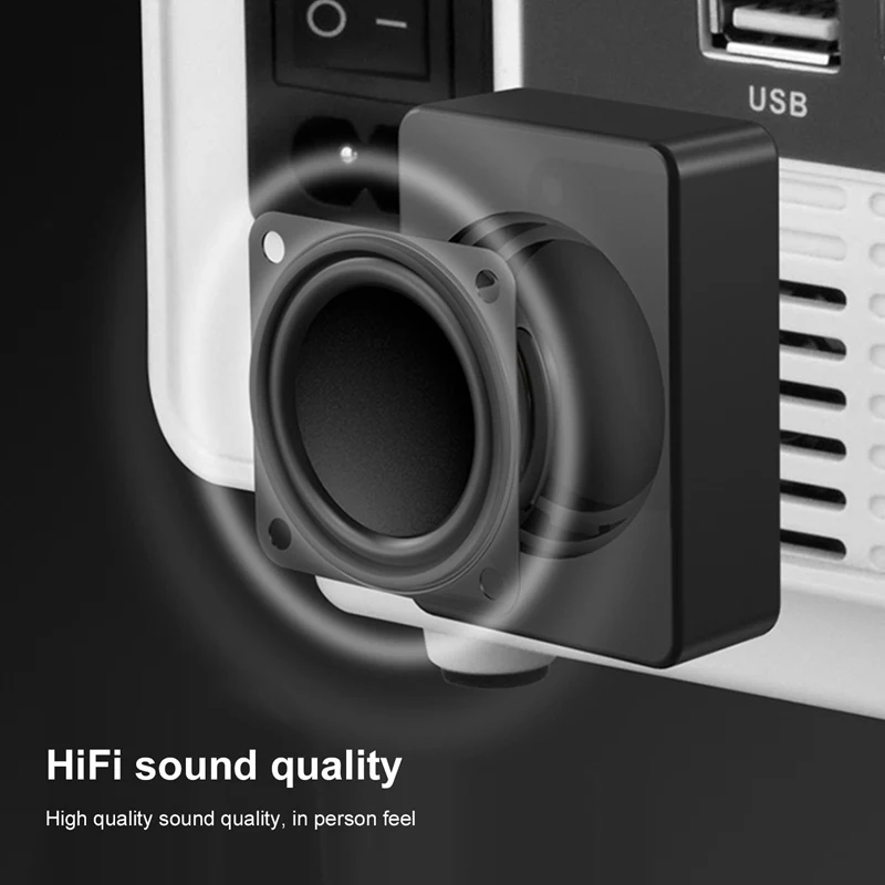 

C9 Projector, Home Portable 720P HD Micro-Projection LED Home Theater Mini Projector, Supports 1080P Projection