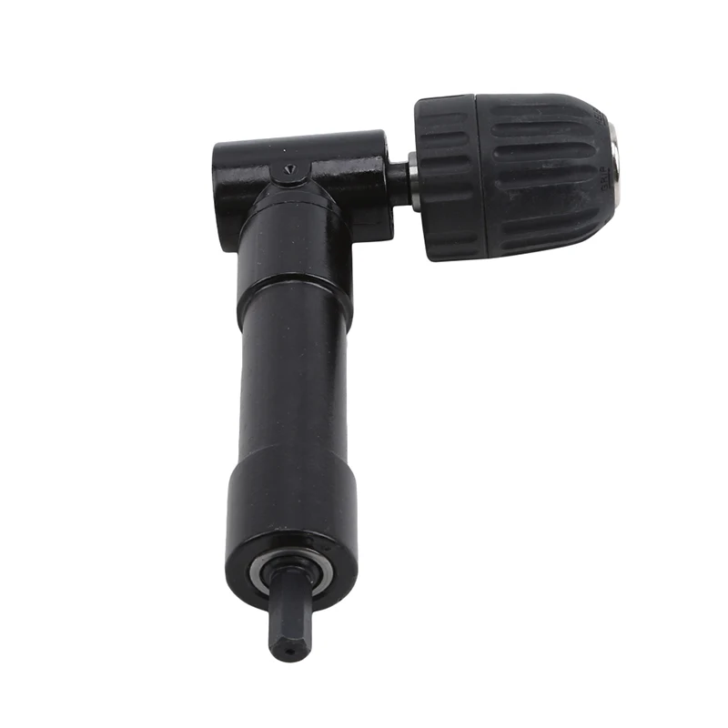 

90 Degree Right Angle Keyless Chuck Impact Drill Adapter Electric Power Cordless Drill Attachment Angle Adaptor