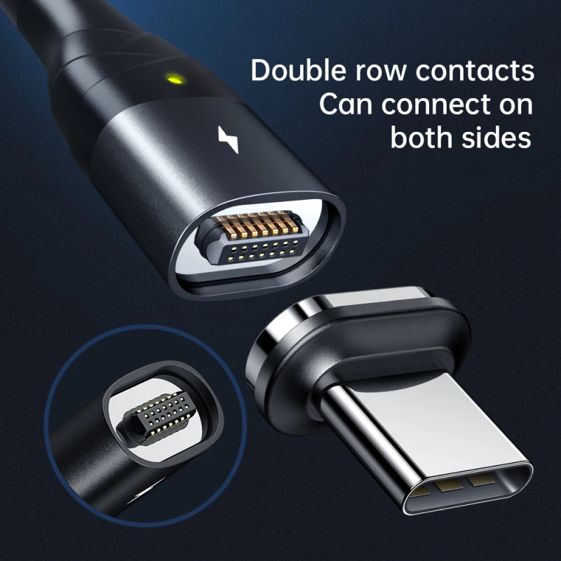 

PD 100W Type-C USB Magnetic Data Cable Micro USB Cable Mobile Phone Cable USB Cord For Mobile Phone Fast Charging