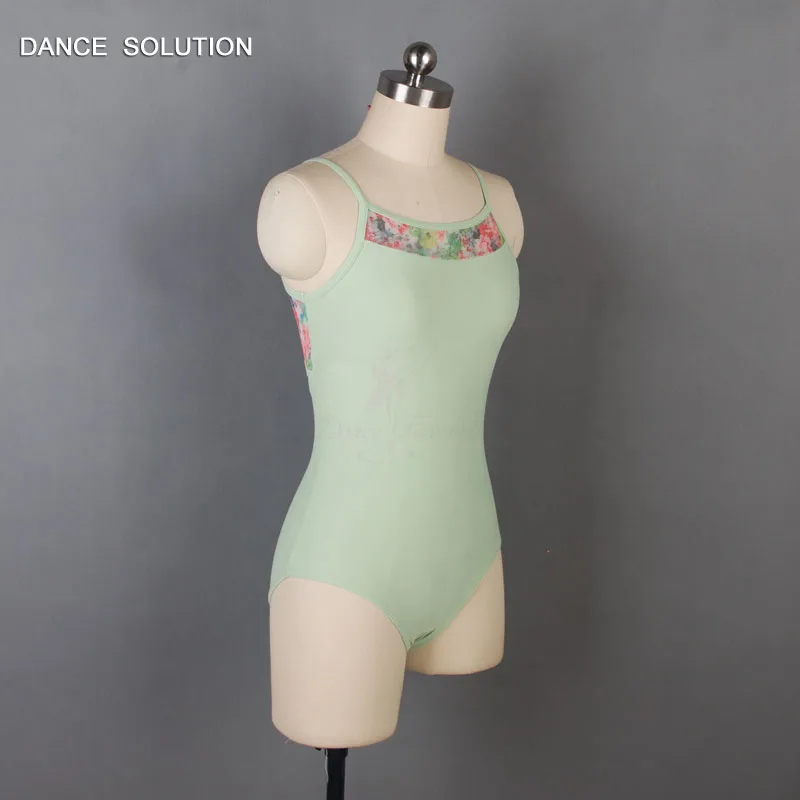 Бесплатная доставка светло-зеленое балетное трико женское нижнее белье с