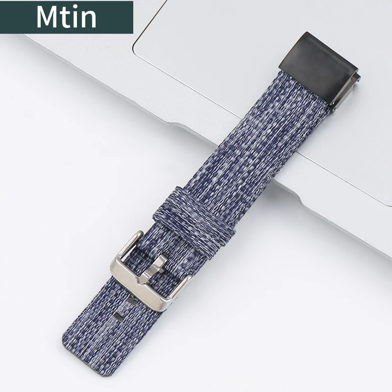 Suitable for 22 26mm Garmin Silicone Strap Fenix3 3hr Fenix6 6xFenix5 5x Plus Quick Release High Quality Nylon Watch Wristbands enlarge