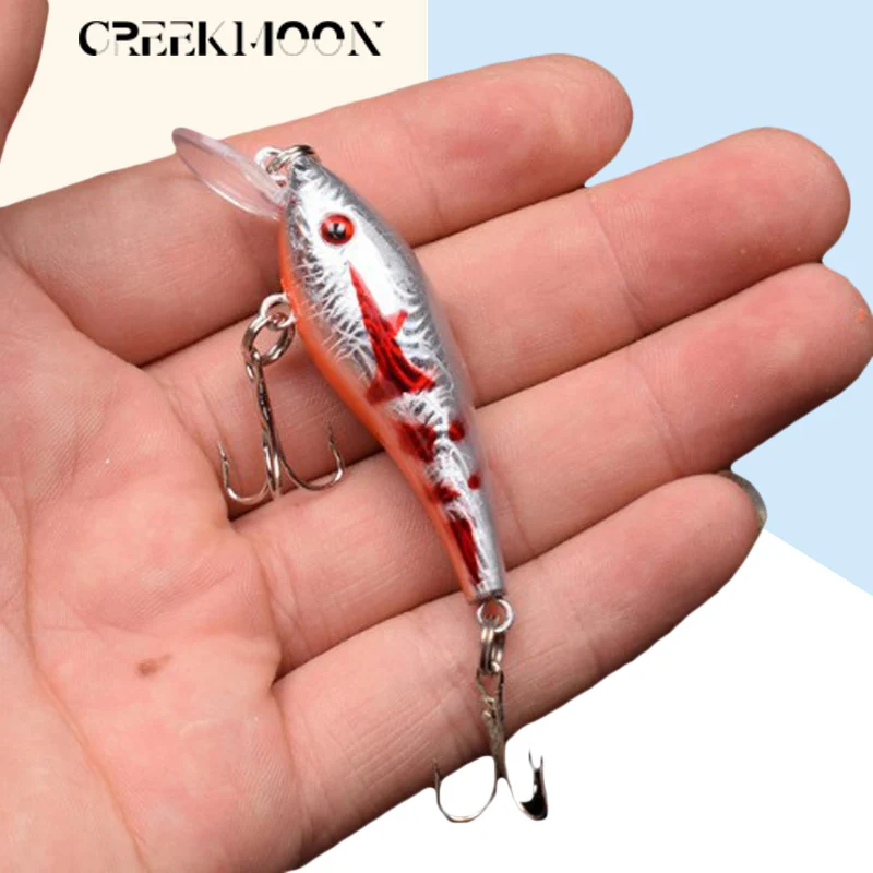 1 шт. высокое качество блесна рыболовные приманки 5 7 см 4 г воблеры для рыбалки 3D