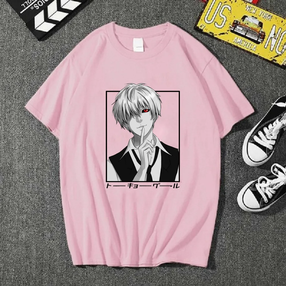 

Tokyo Ghoul Fashion Short Sleeve O-neck Casual Loose Print Uniex Anime T-shirt