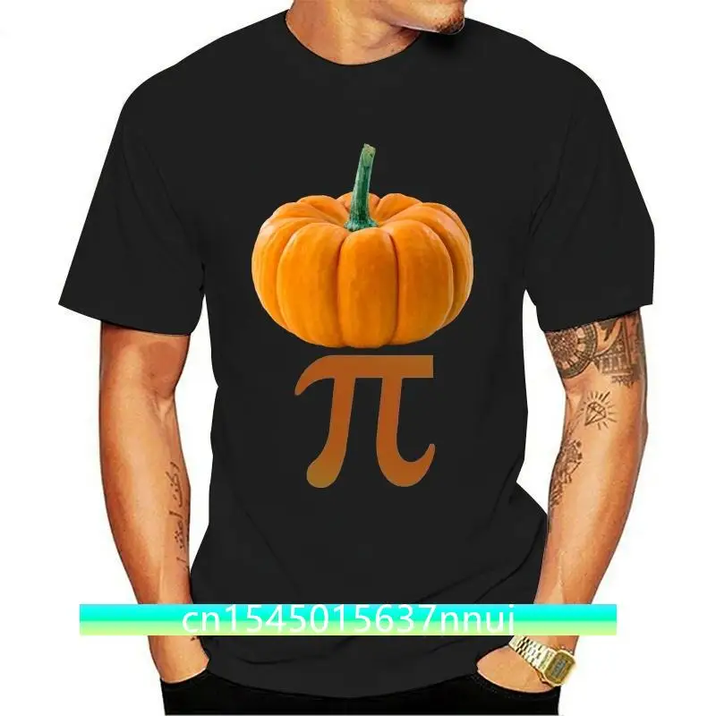 

New Novelty T Shirt Pumpkin Pie Pi Math Pun Joke College Student Teacher Homme Plus Size Tee Shirt