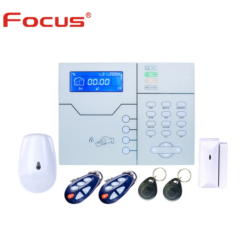 4G 433Mhz 868Mhz English Voice Prompt Wireless RJ45 TCP IP Alarm GSM Smart Security Home Alarm System