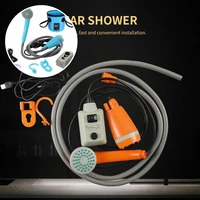 outdoor shower set portable size electric usb rechargeable beach shower set camping shower set portable shower set