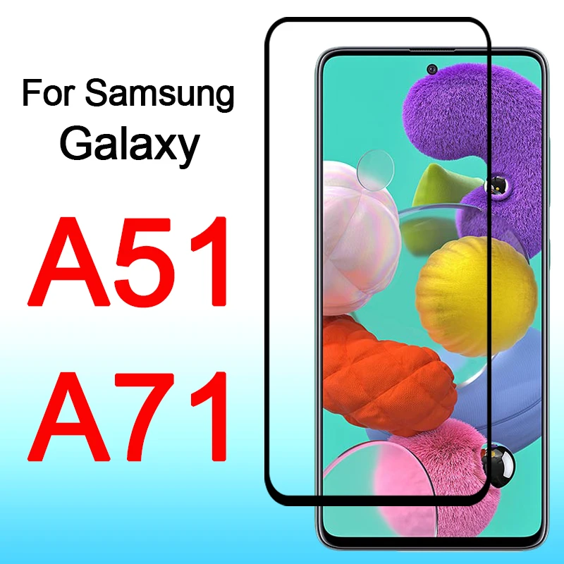 A71 a51 Защитное стекло для Samsung Galaxy a 51 71 Защитная пленка экрана A515 A715F 51a 71a защитная