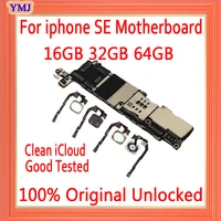 16gb 32gb 64gb for iphone se motherboard with touch idwithout touch idplate original unlocked for iphone 5se se logic board