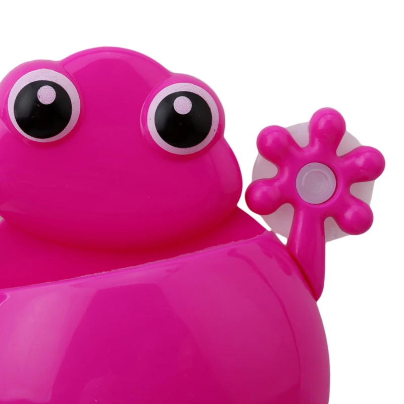 

Frogs Cute Cartoon Home Bathroom Toothbrush Holder Wall Mount Suction Cup Toothpaste Storage Rack Toothbrush Rack Children