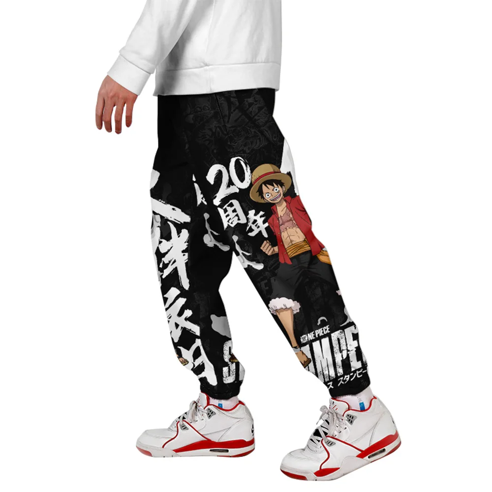 

3D pants One-piece pants unisex jogging pants high-quality overalls Harajuku streetwear Japanese anime elasticated pants s-4xl