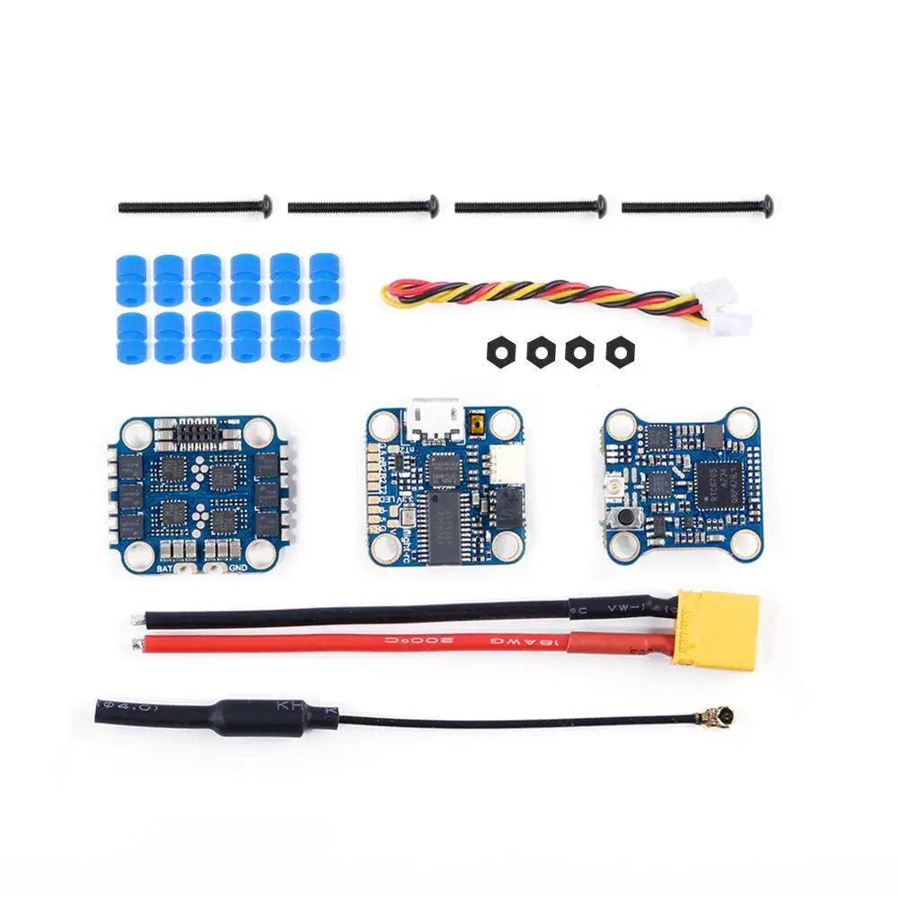IFlight sucex Micro F4 летная башня OSD 16x16(отверстие M3) BLHELI-S 2-4S 12A 4в1 ESC 200 мВт VTX Летающая башня Контроллер полета