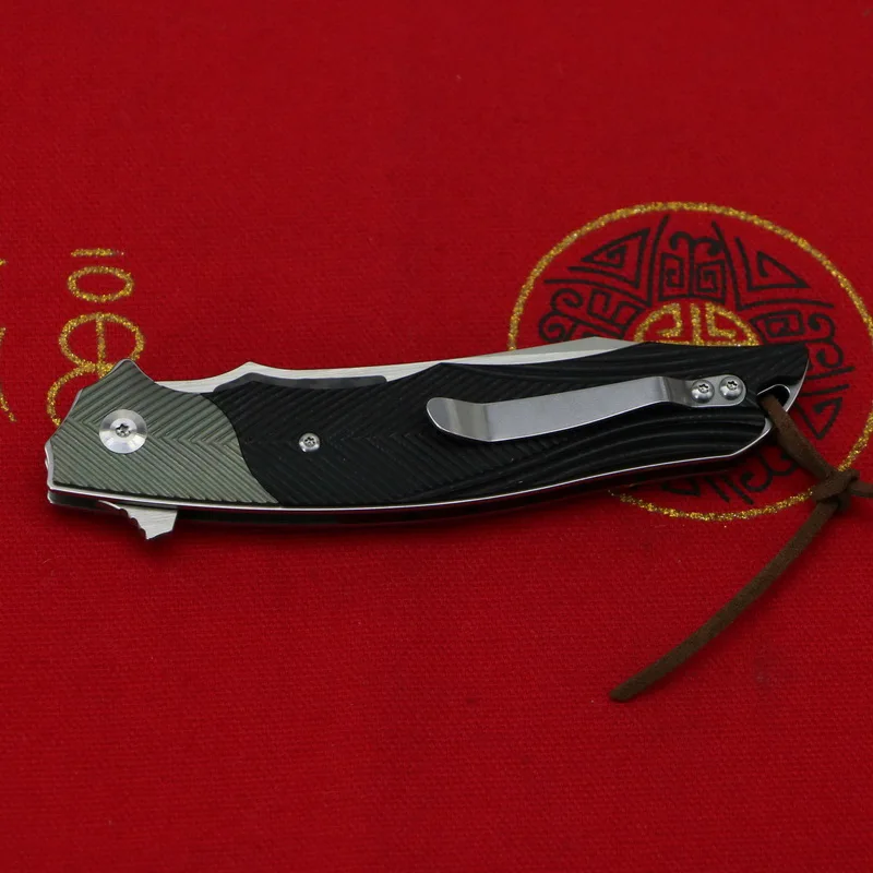 LOVOCOO стиль складной нож для кемпинга 14C28N стальное лезвие G10 Ручка наружные тактические ножи EDC ручные инструменты для выживания