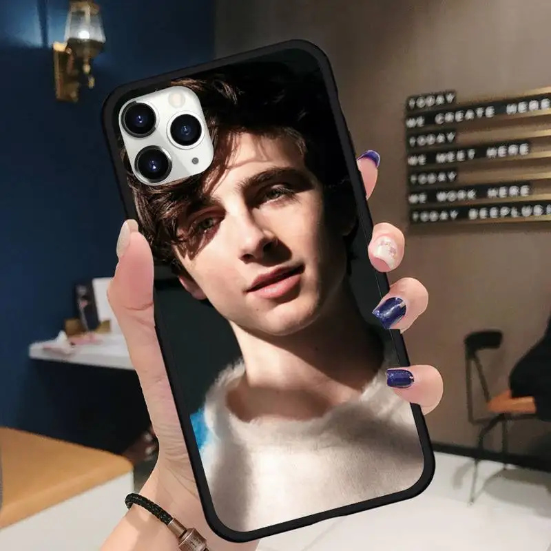 

Timothee Chalamet Phone Case for iPhone 11 12 pro XS MAX 8 7 6 6S Plus X 5S SE 2020 XR mini Funda