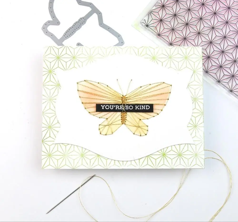 Новогодние декоративные штампы-бабочки для скрапбукинга | Дом и сад