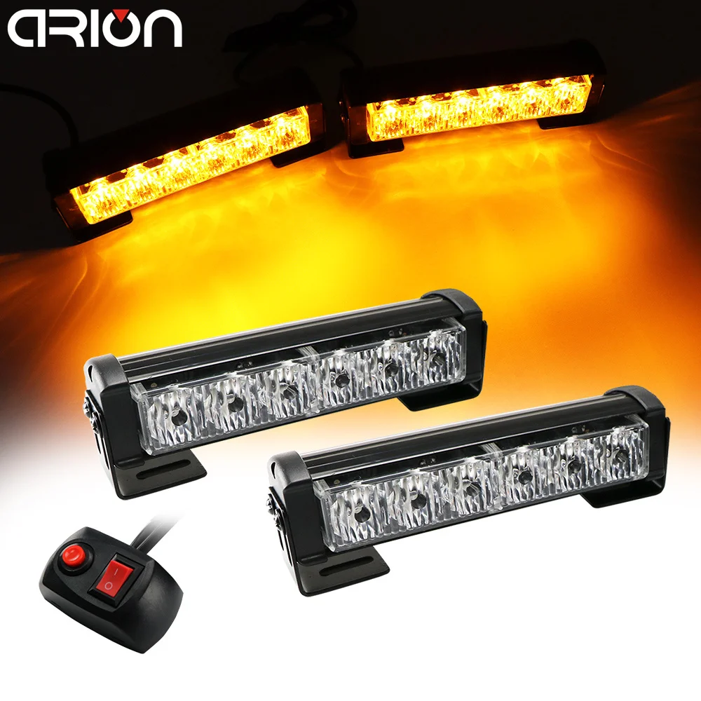 12 В светодиодный сигнал дорожного движения аварийный предупреждающий мигающий