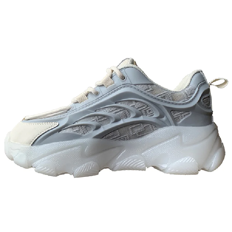 

Fashion Casual Platform Women's Sneakers Spring Autumn New Leather Female Chunky Shoes Tennis Basketball Ladies Running Shoes