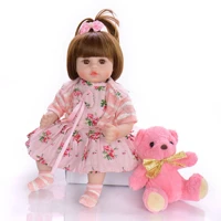 19 inch very cute all silicone little girl lifelike rebirth doll childrens birthday holiday fashion gift collection essentials