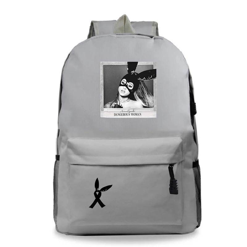 Розовый рюкзак Ariana Grande Mochila Feminina, женский рюкзак, школьные сумки для подростков, мужской рюкзак для ноутбука, Детский рюкзак для путешествий