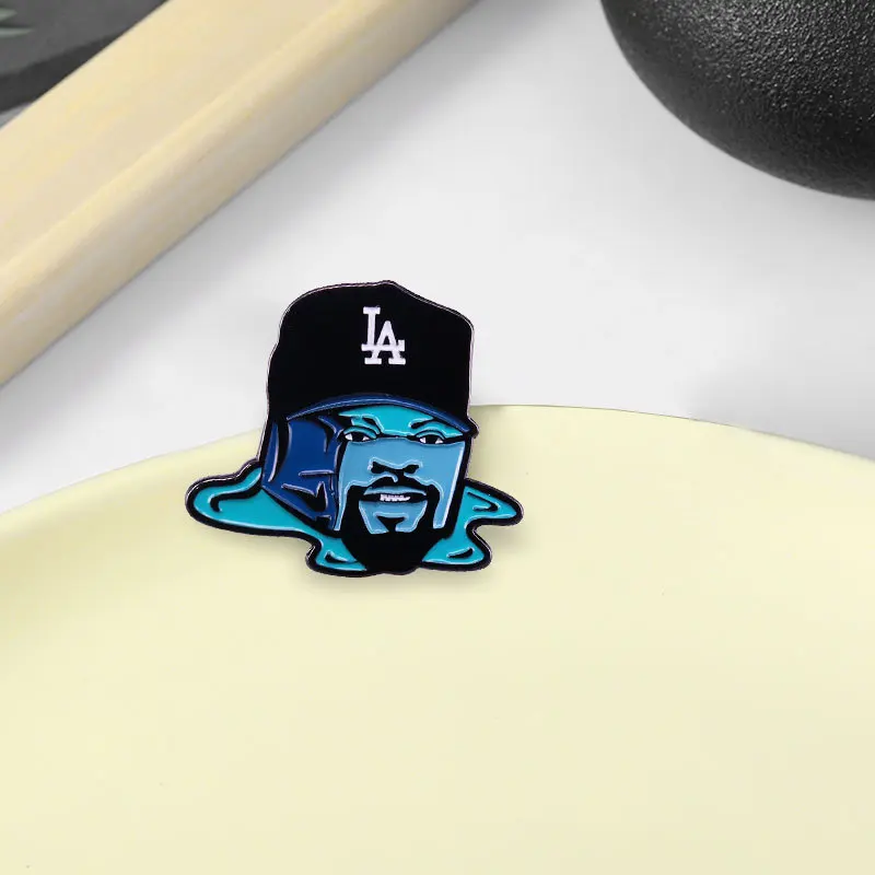 Металлическая эмалированная брошь с лацканами Ice Cold Los Angeles Dodgers | Украшения и