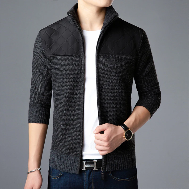 UNIVOS KUNI 2019 мужской модный свитер пальто blusa de frio masculino зимний осенний теплый
