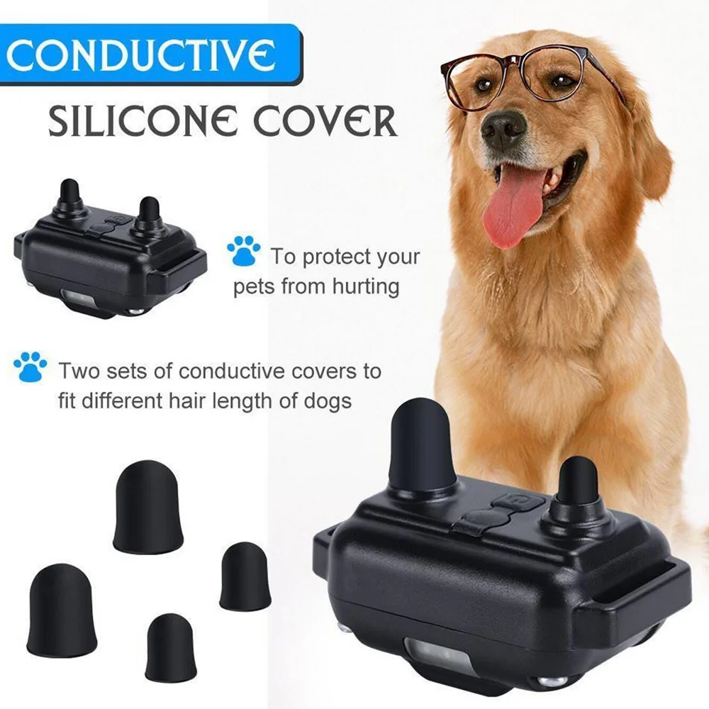 Электрический ошейник для дрессировки собак 800 м водонепроницаемый