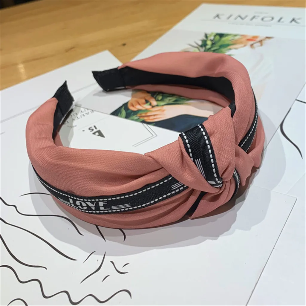 LOVE Ms. Простая скатерть Sen широкая головная повязка для лица Женская на голову