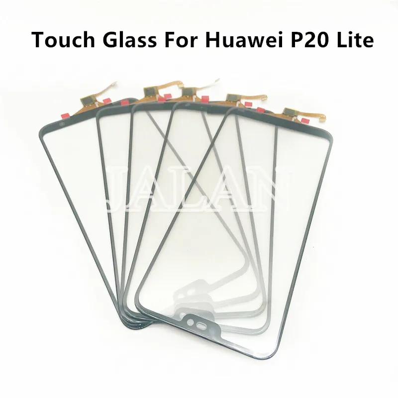 

2pcs Touch Glass Front Glass Panel For Huawei P20 Lite LCD Digitizer Screen Repair Display Screen Glass Panel