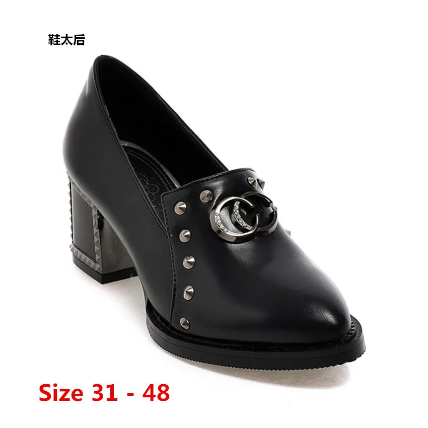 

Пикантная обувь на шпильке женская обувь на высоком каблуке для офиса женские туфли-лодочки женская обувь на каблуке маленькие и большие ра...