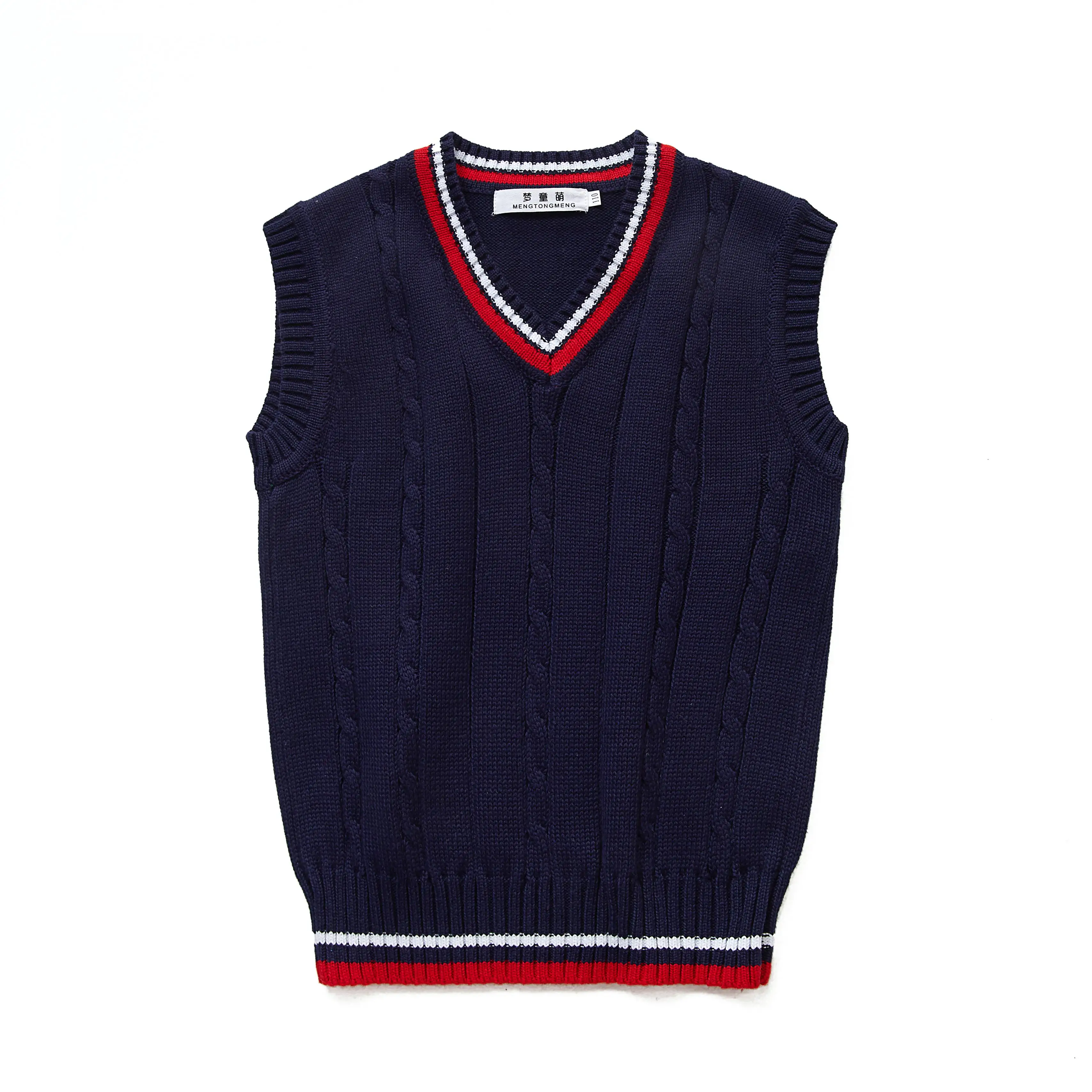 Вязаный жилет для мальчиков 8 10 лет свитера школьная форма подростков школьников