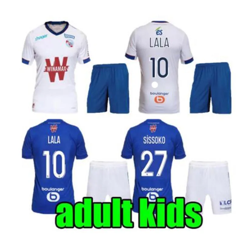 

20/21 RC STRASBOURG Maillot Football ALSACE De Foot 2021 2020 ZOHI 26 THOMASSON LIENARD LALA SISSOKO Shirt for Men